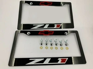 Marco de matrícula para ZL1 2 PIEZAS CUBIERTA DE MARCO DE LICENCIA delantero y trasero ENVÍO RÁPIDO - Imagen 1 de 5