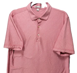 Polo Peter Millar uomo media a righe rosa golf performance SS senza loghi - Foto 1 di 12