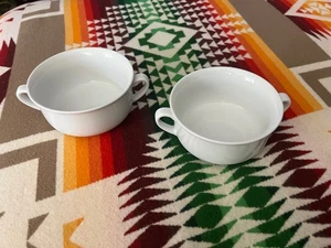 (2) Cazuelas pequeñas WILLIAMS & SONOMA Essential blancas 2 asas - nuevas sin etiquetas - Imagen 1 de 4