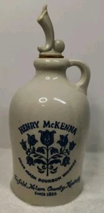 Caño de corcho de whisky bourbon puré agrio Henry McKenna de colección intacto 1/2 galón - Imagen 1 de 14