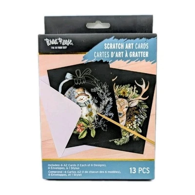 Brea Reese WONDERLAND Kit de Tarjetas Artísticas Rascaños 6 Tarjetas + 6 Sobres NUEVO Foto 1 de 3