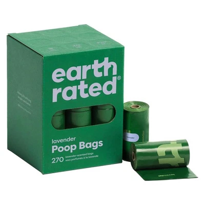 Bolsas de caca con clasificación Earth para perros bolsas de residuos extra gruesas, lavanda 270 quilates ENVÍO RÁPIDO Foto 1 de 4