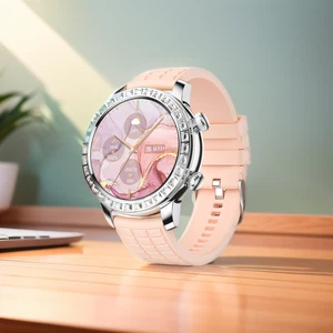 Reloj Inteligente Impermeable Bluetooth Llamada Fitness Rastreador Brújula Carga Inalámbrica - Imagen 1 de 15