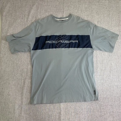 Camiseta De Colección Rocawear Para Hombre XL Gris Azul Logo Deletrear Hip Hop Streetwear Camiseta Y2K Foto 1 de 4