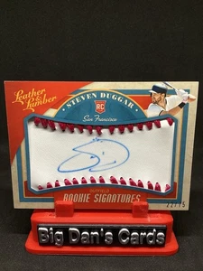 2019 Panini Leather & Lumber - Rookie Signatures - Steven Duggar #122 Pink /75 - Picture 1 of 2