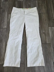 Lily Pulitzer Cord Bootcut weiße Hose in Größe 14. Sehr guter Zustand - Bild 1 von 8