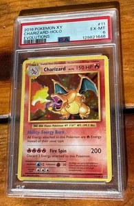 2016 POKEMON XY EVOLUTIONS #11 CHARIZARD-HOLO PSA 6 - Picture 1 of 3