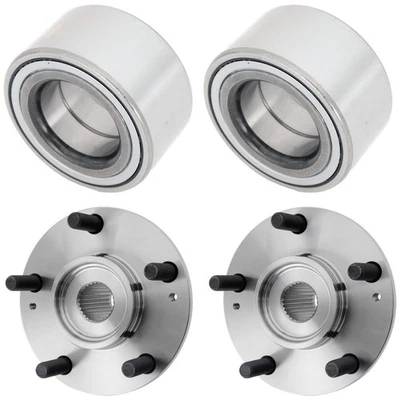 Juego de 2 ruedas bujes de rueda delanteros lado conductor y pasajero izquierdo derecho para Kia Forte5 Foto 1 de 4