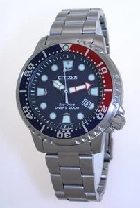 Citizen ECO-DRIVE PROMASTER DIVER'S Taucheruhr Stahl + Kunststoffband BN0168-06L - Bild 1 von 7