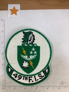 VINTAGE USAF 49TH FIGHTER INTERCEPTOR SQUADRON PATCH - Picture 1 of 2