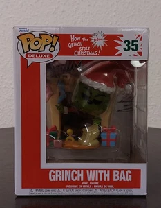 Funko Pop Deluxe Vinyl Figur Grinch with Bag 35 Weihnachten Neu OVP - Bild 1 von 11