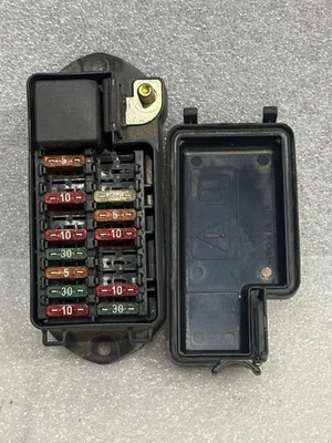 97-03 Jaguar XK8 XKR X100 caixa de junção relé fusível 18 vias LJE2800BA FABRICANTE DE EQUIPAMENTO ORIGINAL - Imagem 1 de 2