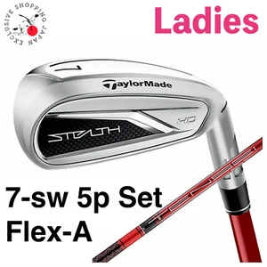 TaylorMade Stealth HD Iron 7-sw 5p Set Ladies Women Tensei Red TM40 Shaft A Flex - Picture 1 of 10