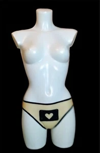Latex-Gummi-Slip  ♡ latex patch vorne  - Bild 1 von 5