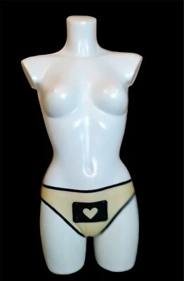 Latex-Gummi-Slip  ♡ latex patch vorne  - Bild 1 von 4