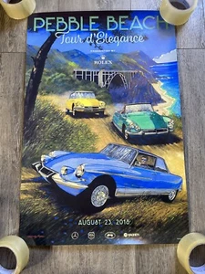 pebble beach Tour d Elegance Rolex 2018 Poster - Picture 1 of 10
