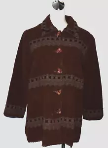VABENE GR. PM PETITE MEDIUM 150/68 DUNKELBRAUNER WOLLMANTEL JACKE - Bild 1 von 5