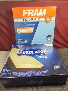 2015 Lexus RX350 Cabin and Air Filter Fram and Purolator CV10285 and A36116 - Bild 1 von 3