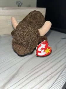 Original Ty Beanie Baby 1998 Roam The Buffalo With Tags - Picture 1 of 6