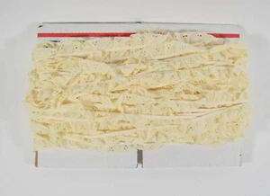 50 iarde. Occhiello raccolto arruffato avorio smerlato 0,75" pizzo tessuto bordo cucito - Foto 1 di 3