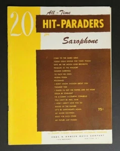  💎HIT PARADERS SAXOPHON CHAS H HANSEN MUSIC COMPANY 1948💎 - Bild 1 von 1