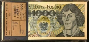POLAND 1000 ZLOTYCH P-146 1982 X 100 Pcs Lot BUNDLE COPERNICUS UNC Polish NOTE - Picture 1 of 4