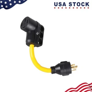 RV Generator Power Adapter-30Amp Male 3 Prong Plug to 50 Amp Female STW10/3  - Picture 1 of 6