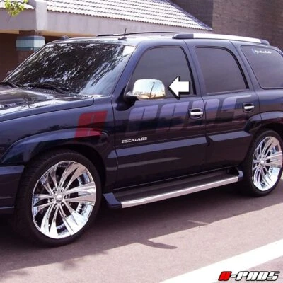 PARA CADILLAC ESCALADE, CHEVY SUBURBAN, AVALANCHE 02~04 05 06 CUBIERTA ESPEJO CROMADA Foto 1 de 2