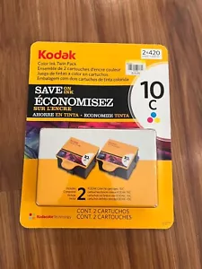 Kodak 10 Series Inkjet Cartridge - Color - 2 pk NEW - Picture 1 of 4