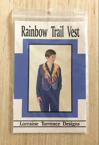 Rainbow Trail Vest by Lorraine Torrence Designs Vintage Pattern - Picture 1 of 2