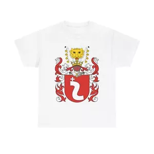 SZRENIAWA Coat of Arms T-Shirt Polish Nobility Emblem Kingdom of Poland Heritage - Picture 1 of 21