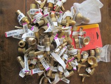 100+  ASST. PLUMBING BRASS FITTINGS