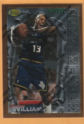 Jerome Williams Detroit Pistons 1996-97 Finest #71 RC Rookie Georgetown Hoyas - Image 1 of 2