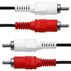 MIXED RCA to RCA Male to Male Stereo Audio Cable - Mixed Lengths/Styles - Picture 1 of 1