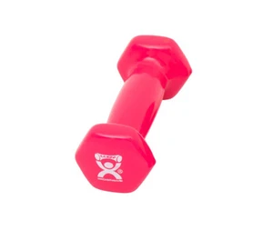  CanDo vinyl coated dumbbell - 1 lb - Pink, each - Picture 1 of 3