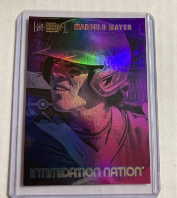 2022 Skybox Metal Universe #IN-4- MARCLEO MAYER Intimidation Nation Rookie RC - Image 1 of 2