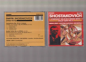 Shostakovich: Symphony No. 10 In E Minor Op. 93 / Ballet Suite No. 4 CD #0425CP - Picture 1 of 1