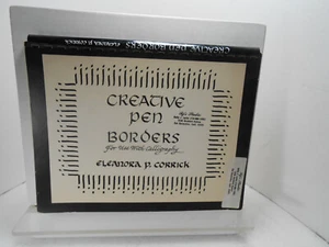CREATIVE PEN BORDERS For Use With CALLIGRAPHY Corrick Patterns BOOK - Bild 1 von 3