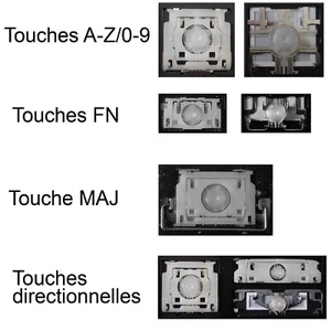 Touche de Clavier pour HP EliteBook x360 1020 G2 1030 G2/G3 - Elite X2 1012 G2 - Picture 1 of 3