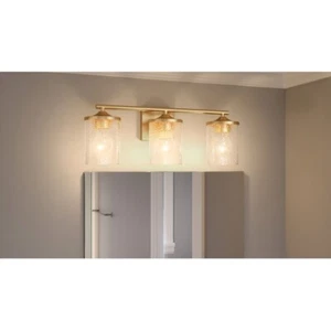 Quoizel Abner 3 Light Bath Light, Aged Brass - ABR8621AB - Picture 1 of 1