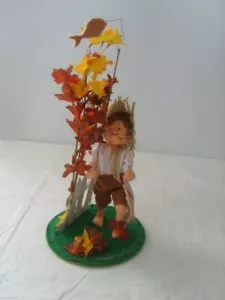 Annalee Vintage Doll Society Going Fishing Logo Kid 1995-1996 - Picture 1 of 3