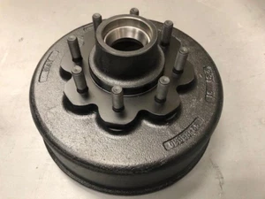 8k, 8000# Trailer Brake Drum for Grease replaces 008-285-08, ships same day! - Picture 1 of 5