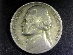 1949  D Jefferson Nickel - Picture 1 of 2