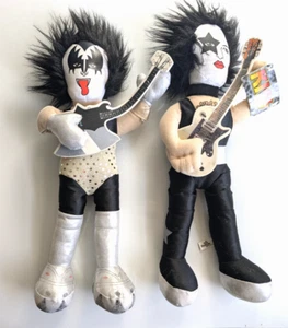 Kiss Paul Stanley und Gene Simmons Plüschpuppen von ToyWorks - Bild 1 von 4