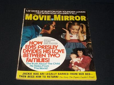 1972 FEBRUARY MOVIE MIRROR MAGAZINE - ELVIS FRONT COVER - E 3863 Foto 1 de 2
