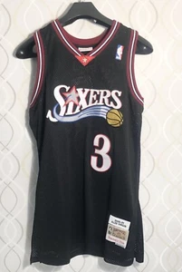 Allen Iverson Hardwood Classics Mitchell & Ness Sixers Jersey Size 48 (XL) New - Picture 1 of 10