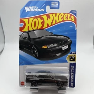 Hot Wheels Car 1/64 Nissan Skyline GT-R (BNR32) Black Fast & Furious Collection - Picture 1 of 2