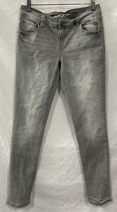 Ink Denim Womens Skinny Leg Gray Cotton Jeans Pants Size 6 - Picture 1 of 16