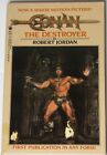 4  Conan Books By Robert Jordan Tor 1984 Destroyer Magnificent Defender Unconque