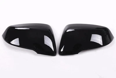 Cubiertas de espejo retrovisor con cinta ABS negras brillantes para Toyota Supra A90 2019 2021-2022 Foto 1 de 2